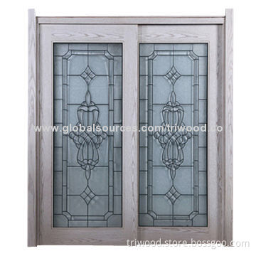 French Doors with Timber Frame and Eco-friendly Stain, Varnish